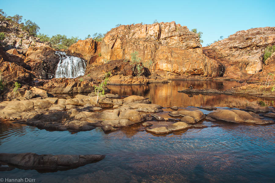 Die Edith Falls im Northern territory in Australiens Outback