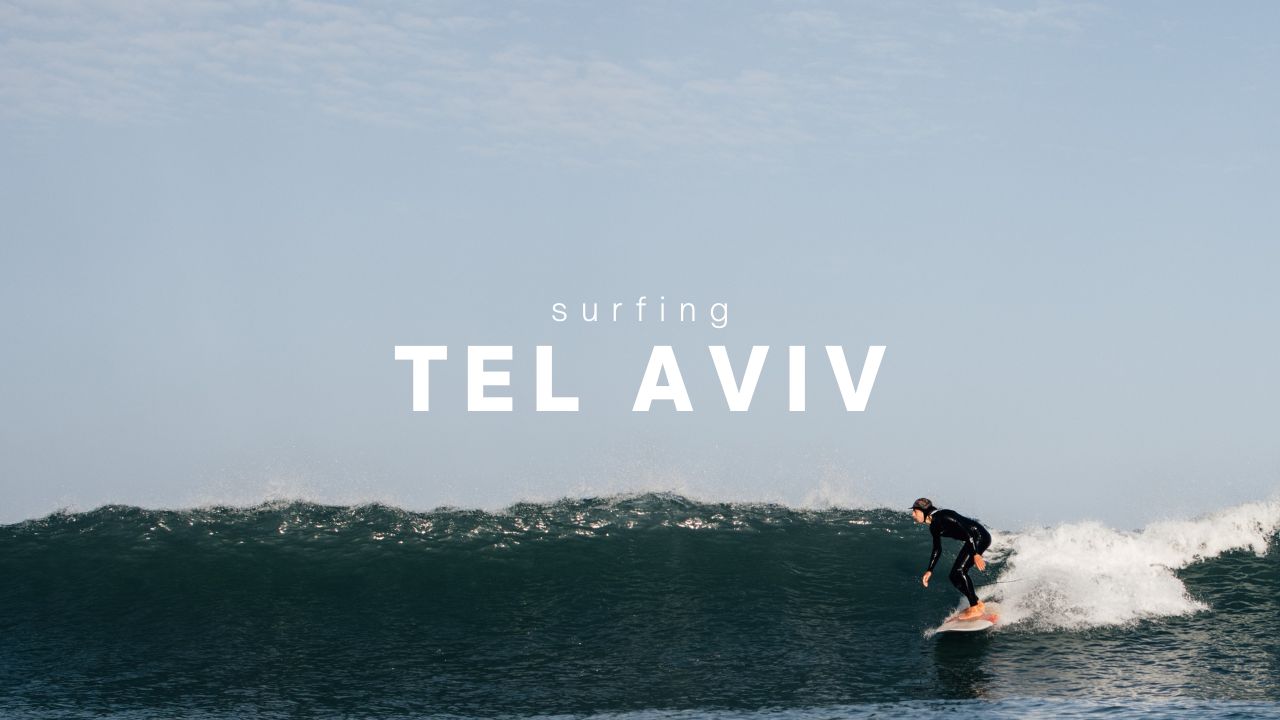 Surfing Tel Aviv, Israel